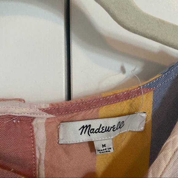 Madewell Striped Front Tie Tee - Picture 6 of 7